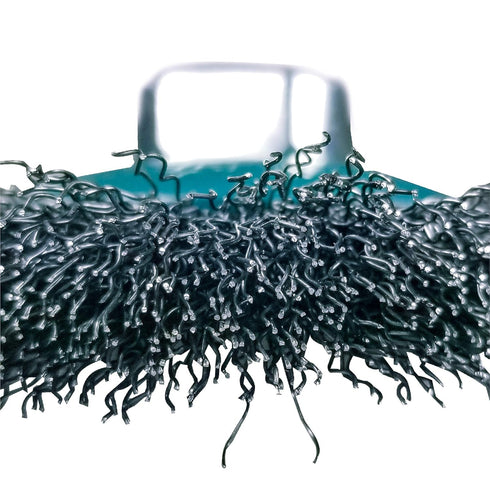 Makita 1 Piece 4 Inch Crimped Wire Wheel Brush for Grinders, Light-Duty Conditioning for Metal