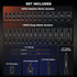 52PCS 1/4" Set Set, Metric(4-15mm), Set(6-14mm) 1/4" TecoTek Drive Impact Socket & Magnetic Nut Driver Deep & Shallow