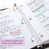 BAZIC 3 Ring Binder, 1.5" Economy View Organizer, Black, Round Ring, Holds 280 Sheets, 1-Count