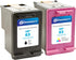 Dataproducts Remanufactured High Yield Black, Tri-Color Ink Cartridges Replacement for HP 63 (L0R46AN) (2-Pack)