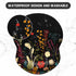 ITNRSIIET Ergonomic Mouse Pad with Gel Wrist Support, Non-Slip PU Base, 8.7 x 7.2 in, Pretty Flowers