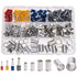 10-Sizes Copper Wire Ferrules Assortment Kit - Matte Tin Plating Pin Ferrules (390PCS KIT)