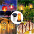 2 Pack 2.87 3.35 Inch Solar Light Replacement Top with Flickering Flame, Waterproof Solar Light Parts for Hot Air
