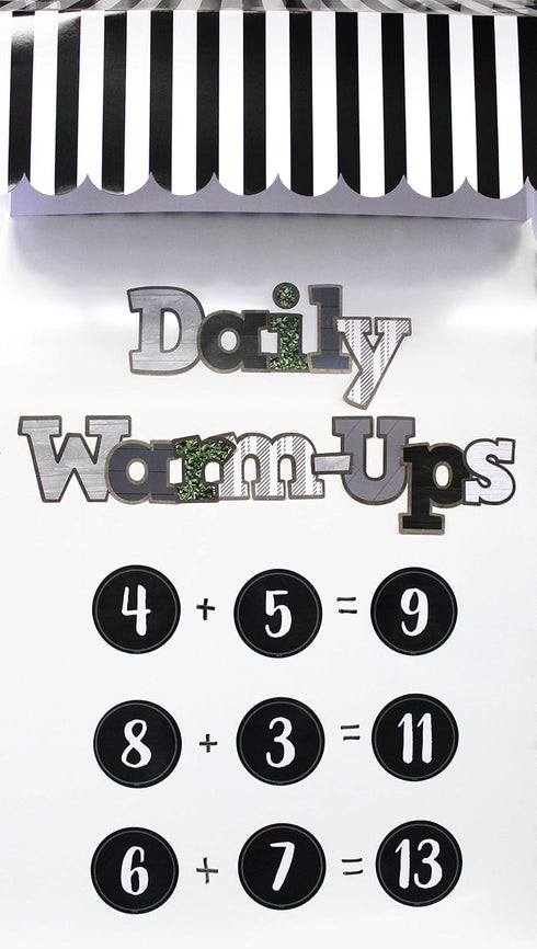 Teacher Modern Farmhouse Numbers 1-36, Repositionable Labels, 4''