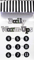 Teacher Modern Farmhouse Numbers 1-36, Repositionable Labels, 4''