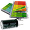 EEEEE 0.1uF-2200uF Capacitors, 20 Value 304pcs Individual Box Electrolytic Assortment Kit