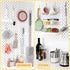 Pink Pegboard Hooks ONLY for IKEA Skadis Pegboard, 16 Pack, Compatible with IKEA SKADIS Pegboard Accessories