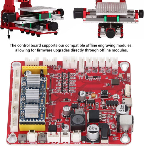 3 1.1 Engraving Machine Accessory Axes Control Board with Type C Interface, GRBL Firmware, PWM TTL Sign Control, Plug