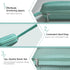 Case for Phomemo D30, D35, NIIMBOT D11, SUPVAN E10 Label Maker, Portable & Durable Green Storage Case