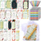 Sinmoe 120 Pcs Bible Gifts Set, 30 Bible Verses Bookmarks, 30 Scripture Pens, 30 Notebooks, 30 Organza Bags