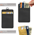 PU Leather ID Badge Holder, Life-Mate ID Badge Holder with Clear ID Window, Credit Card Slot, Black Lanyard