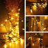 KOUQIYA 2 Pack, 17ft 50 8 Battery Operated Christmas Lights LED Mini String Light with Auto-Timer Modes Waterproof
