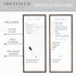 Sheffield Home Set of Two Family Planner Dry Erase Boards, 9 x 21 Inch, Chore Chart, Shopping List, Weekly Meal Planner