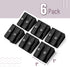 Mr. Pen Handheld Metal Pencil Sharpener with 2 Holes, Pack of 6, Black, Colored Pencil Sharpener, Pencil Sharpeners Handheld Pencil Sharpener Manual Pencil Sharpener, Hand Held Pencil Sharpener by Mr. Pen