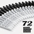 72 Pack 0.7mm, cloudriver Dry Erase Markers Ulta Fine Tip, Black Whiteboard Marker, Low Odor, For Office And Home