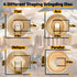 4PCS Angle Grinder Wood Carving Disc Set for 4" or 4 1/2" Attachment, Stump Tool Grinder Disc Wheel Attachments for Woodworking, Wood Shaping Carving Disc for Wood Cutting