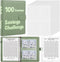 SKYDUE 100 Envelopes Money Saving Challenge Binder, Savings Challenges Book with Cash Envelopes, Save $5,050