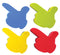 Finger Pointer Dry Erase Board Magnetic Erasers - Pack of 36