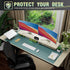 K KNODEL Large Desk Mat, Office Desk Pad, Computer Desk Mat, 47.2"x23.6", Green, Desk Protector Mat, Writing Pad