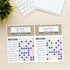 Bright Colorful Sticky Note Chore Chart, 16.25" x 11" Repositionable Planner, 52 Kids Weekly Task Lists