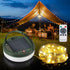Anpro Solar Camping String Lights 4 in 1: 39.4Ft Ultra Long 150LEDs,