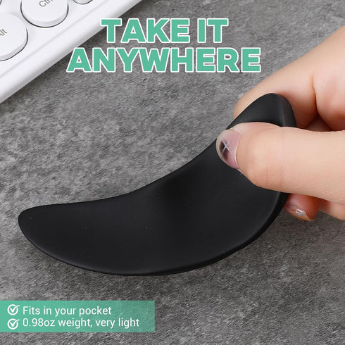 YBEATY 2 Pcs Ergonomic Mouse Wrist Rest Support Palm Rest Pad Carpal Tunnel Support Release Pressure on Hands Glid