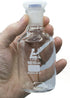 EISCO 125mL Glass Reagent Bottle with Acid Proof Polypropylene Stopper, Borosilicate 3.3 Glass