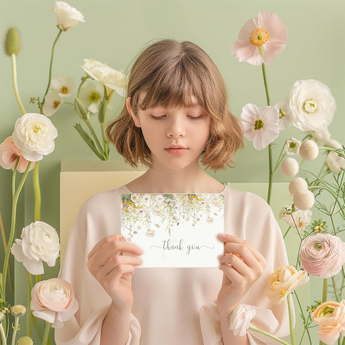 Envelopes,20Pack 4x6 Set,Perfect slapaflife Floral Thank You Cards With - Thank You Cards Bulk For All Occasions,incl.