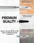 INCLY 200PCS #8 Drywall Anchors Kit, Self Drilling, 100 Zinc Metal & Plastic Dry Wall Anchors and 100 Philips Screws
