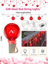 G40 25Ft 27 Bulbs, Valentines Day Red Globe String Lights, Outdoor Valentines Day Decorations Lights with Incandescent