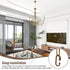 1ft 4mm/0.16" 2 uxcell Lighting Hanging Chain, Looping Metal Pendant Chandelier Chain Extension with Quick Link Lock