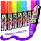 Window Paint Markers for Glass Washable - 8 Pack 15mm Jumbo Liquid Chalk Marker, Neon for Cars, White Board, Mirrors