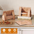 100 10.244.3310.24 80g 100 Bread Bags with Window Pcs Sourdough Homemade Bread Bags, in, Kraft Paper with Waterproof PE