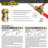 Supply Giant VQFU121234 Push Tees, 1/2 Inch x 1/2 Inch x 3/4 Inch Long Push-Fit Fittings, No Lead DZR Brass