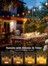 55FT 17 G40 Bulbs Dimmable Brightown Outdoor String Lights, Shatterproof Patio Lights, Waterproof Hanging Connectable