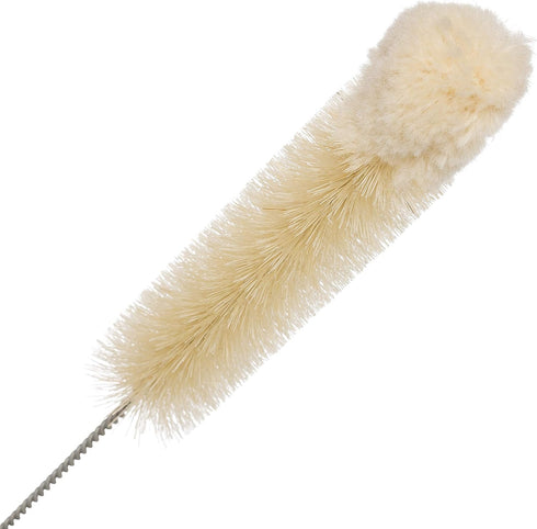 REDECKER Pig Bristle and Wool Tip Bottle Cleaning Brush Set, Made in Germany, Set of 5, Various Sizes
