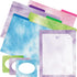 Barker Creek Get Organized Office Kit, Purple Tie-Dye, 12 Designer File Folders, 50 Colorful Computer Paper Sheets, 45