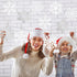 Zonon 45 Pieces Snowflake Cutouts - Winter Christmas Paper Decorations with Glue Point Dot for Home Class Office Decor