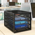 Natwind Mesh Desk Organizer with 4 Tier Sliding Drawers, Office Supplies Desktop Organizers and Accessories Storage for