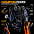 2414 40 2.8/4.8/6.3/7.8 mm SOMELINE Spade Connector Crimping Tool Kit AWG, Types Quick Disconnect Non-Insulated