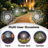 2 Pack 120 Garden Outdoor Lights, LED Solar Garden Lights Fairy Lights Outdoor Waterproof Decorative Solar Firework