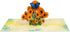 Paper Love 3D Sunflowers Pop Up Card for Birthday, Get Well, All Occasion - 5" x 7" with Envelope and Note Tag