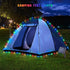JMEXSUSS 200 LED Solar Rope Lights, 66ft Multicolor Trampoline Accessories, 8 Modes IP65 Waterproof Outdoor Lights