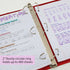 BAZIC 3 Ring Binder, 2" View Binders Slant D Ring Organizer - Burgundy, Holds 480 Sheets Paper, for School Office Home,