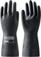 PACIFIC PPE Heavy Duty Chemical Resistant Gloves, Industrial Rubber Gloves, Large, 12.6", Resist Acid, Alkali, and Oil