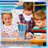 CHENGU 36 Pack Coastal Blue Pencils with Eraser, Cute Erasable Checking Wooden Pencils for Teens Adults