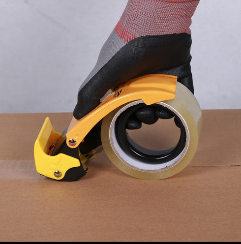 Blade Safety Cover Packing Tape Dispenser Gun - 2 Pack Metal Tape Gun with Safety Protection, 2-Inch, 3-Inch Inner