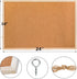 Lyellfe 3 Pack Large Cork Boards for Walls, 24''L x 16''W Thick Notice Board with Push Pins for Office Home Decor