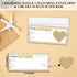 Foosproea -12 Happy Birthday Boarding Pass Card with Envelope - Golden Surprise Vacation Scratch Off Card - Birthday
