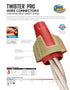 IDEAL Electrical 30-144 Twister Pro Wire Connector, 22-8 AWG Red/Tan Twister 344 (50 Box)